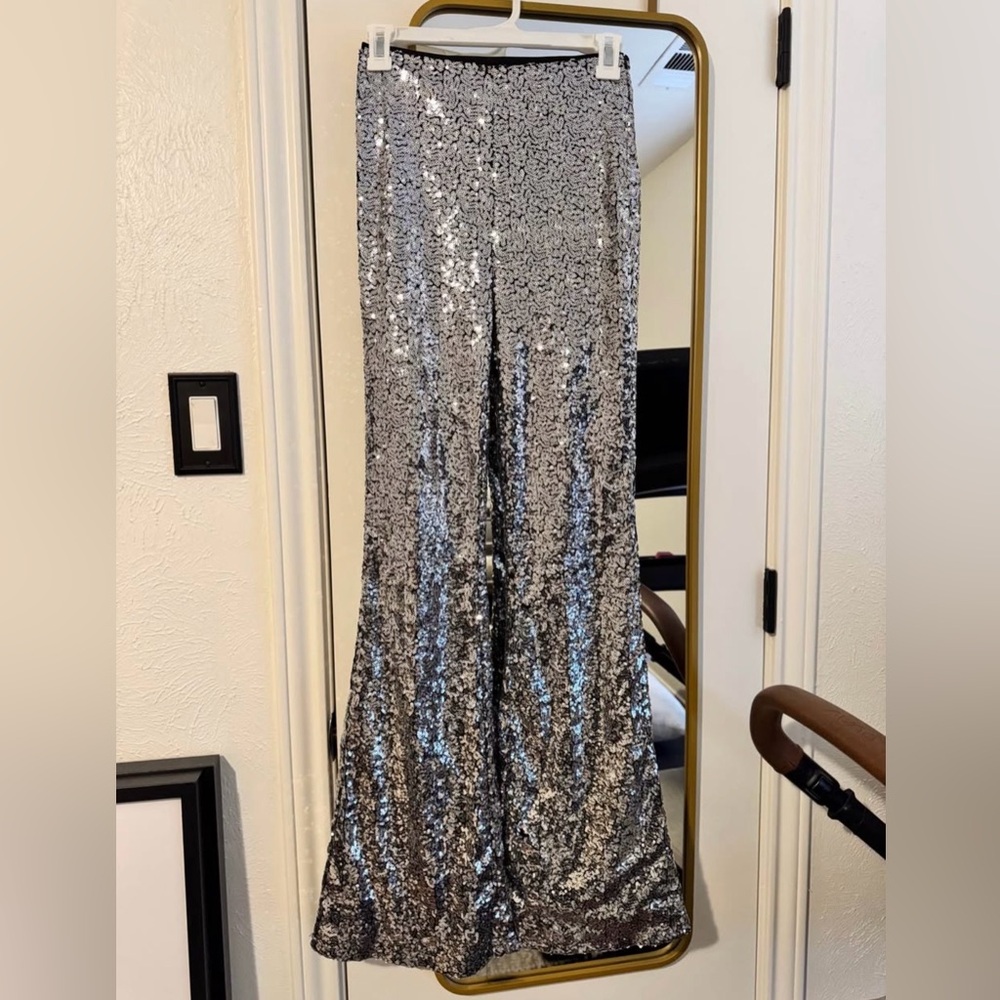 Altar'd State Black Sequin Pants